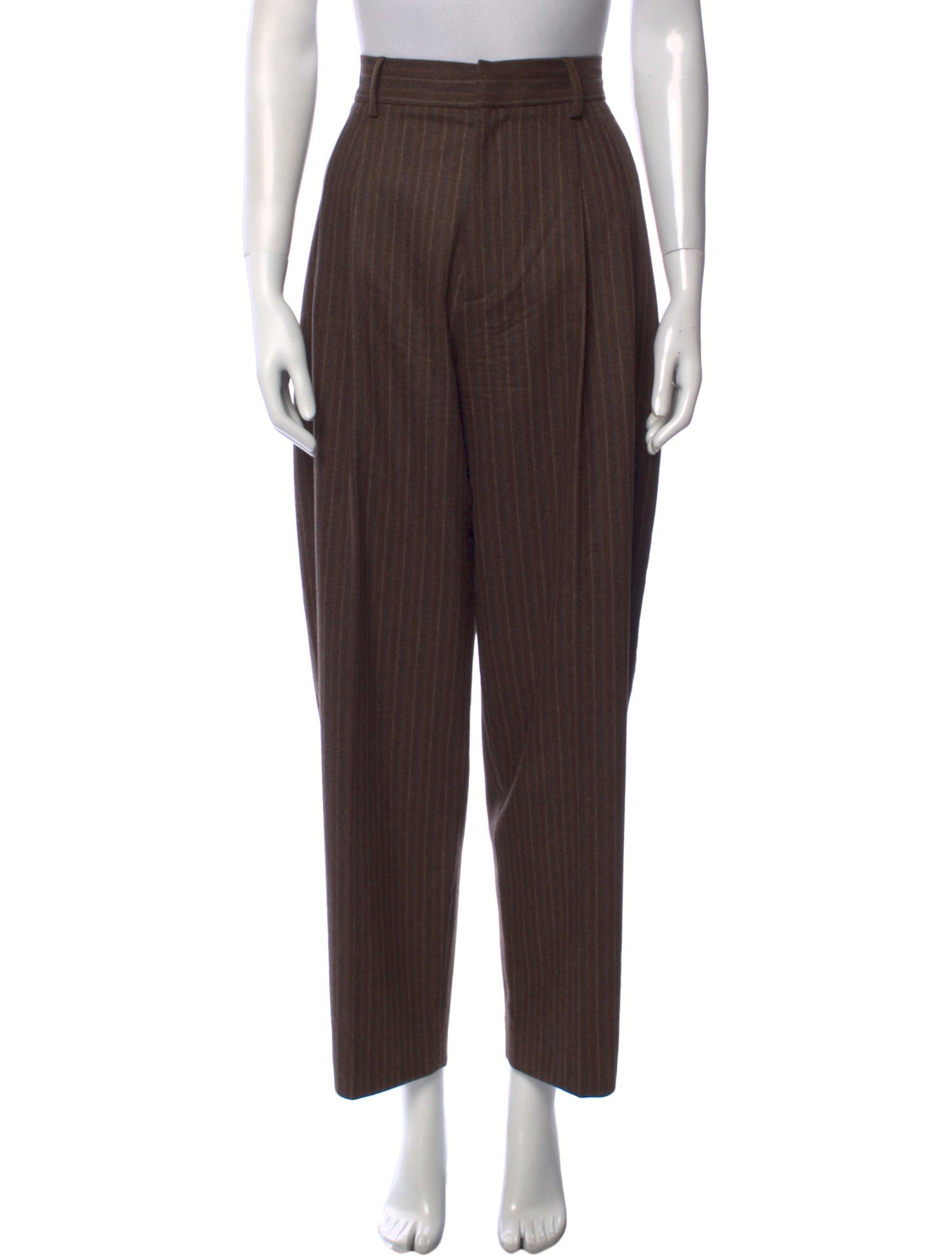 Cristaseya Virgin Wool Straight Leg Pants