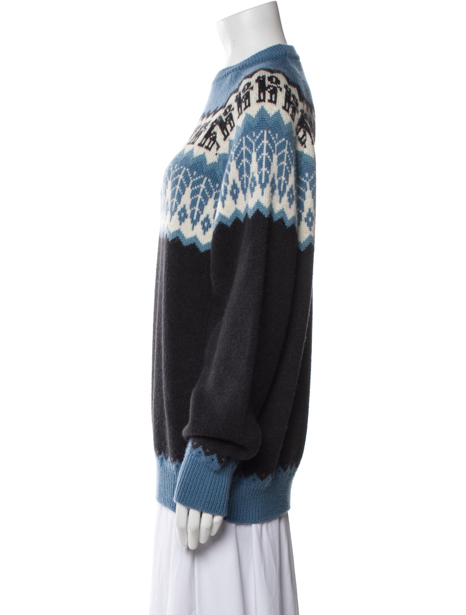 Cristaseya Wool Printed Sweater