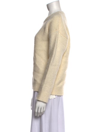 Cristaseya Wool Scoop Neck Sweater