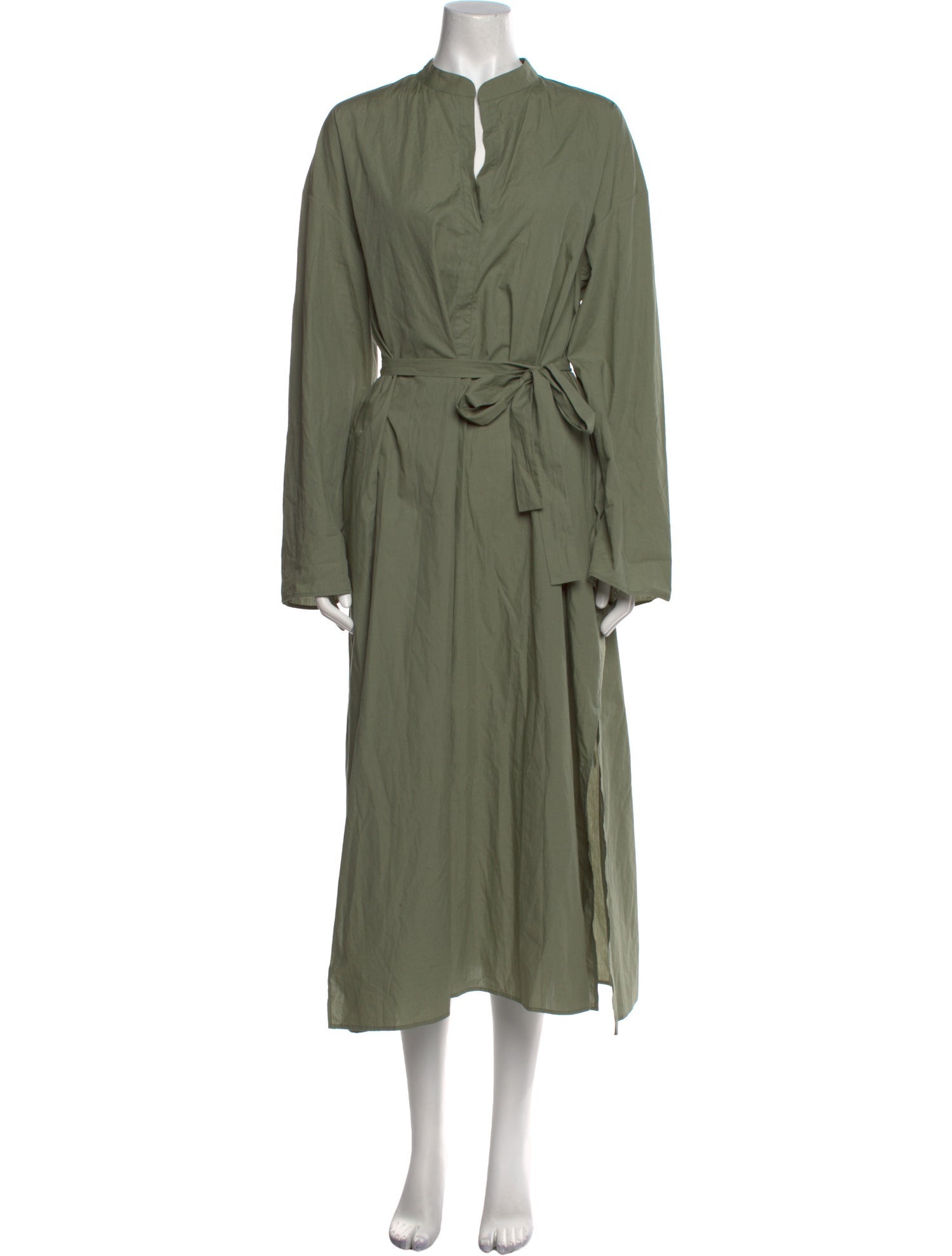 Cristaseya Mock Neck Long Dress