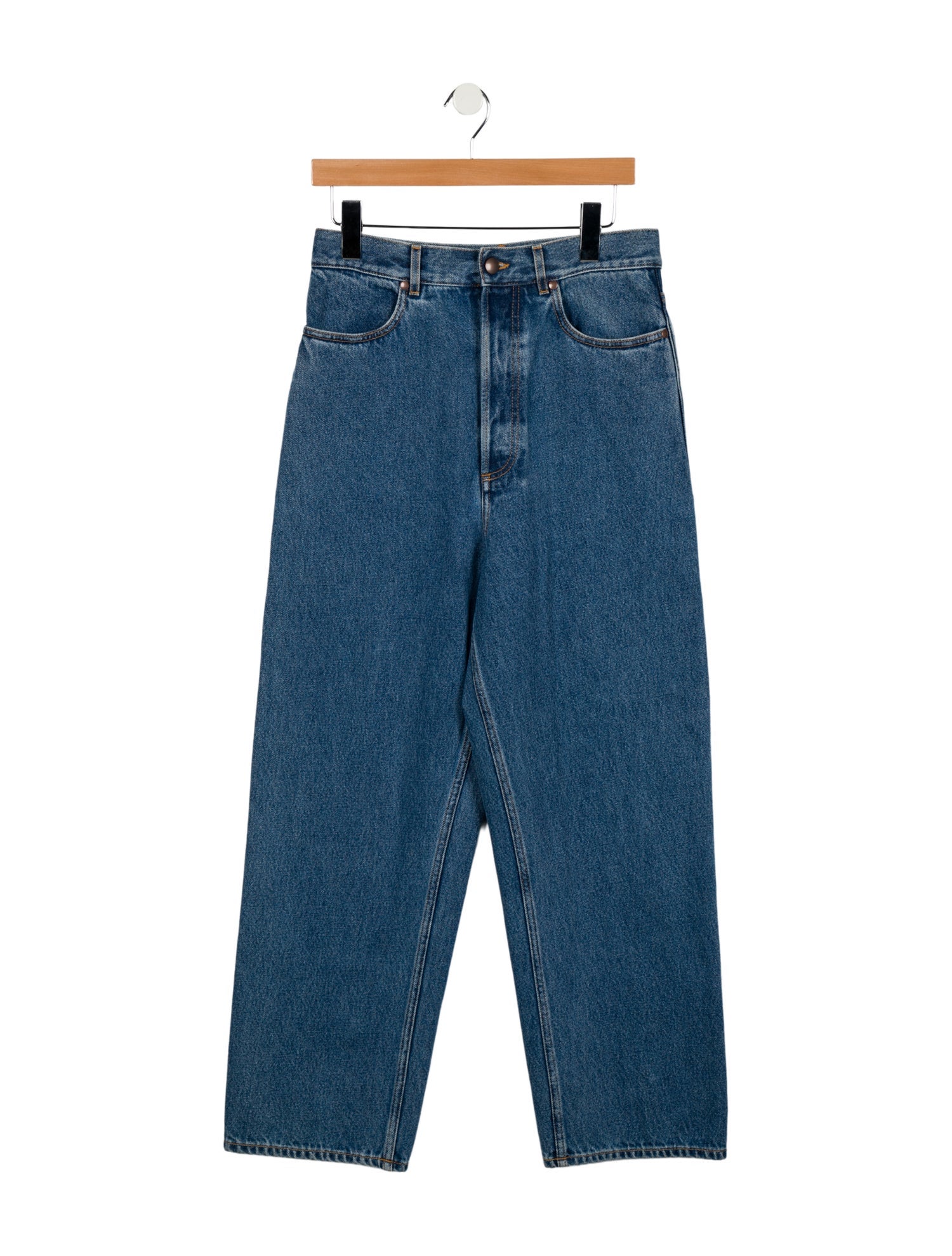 Cristaseya High-Rise Straight Leg Jeans