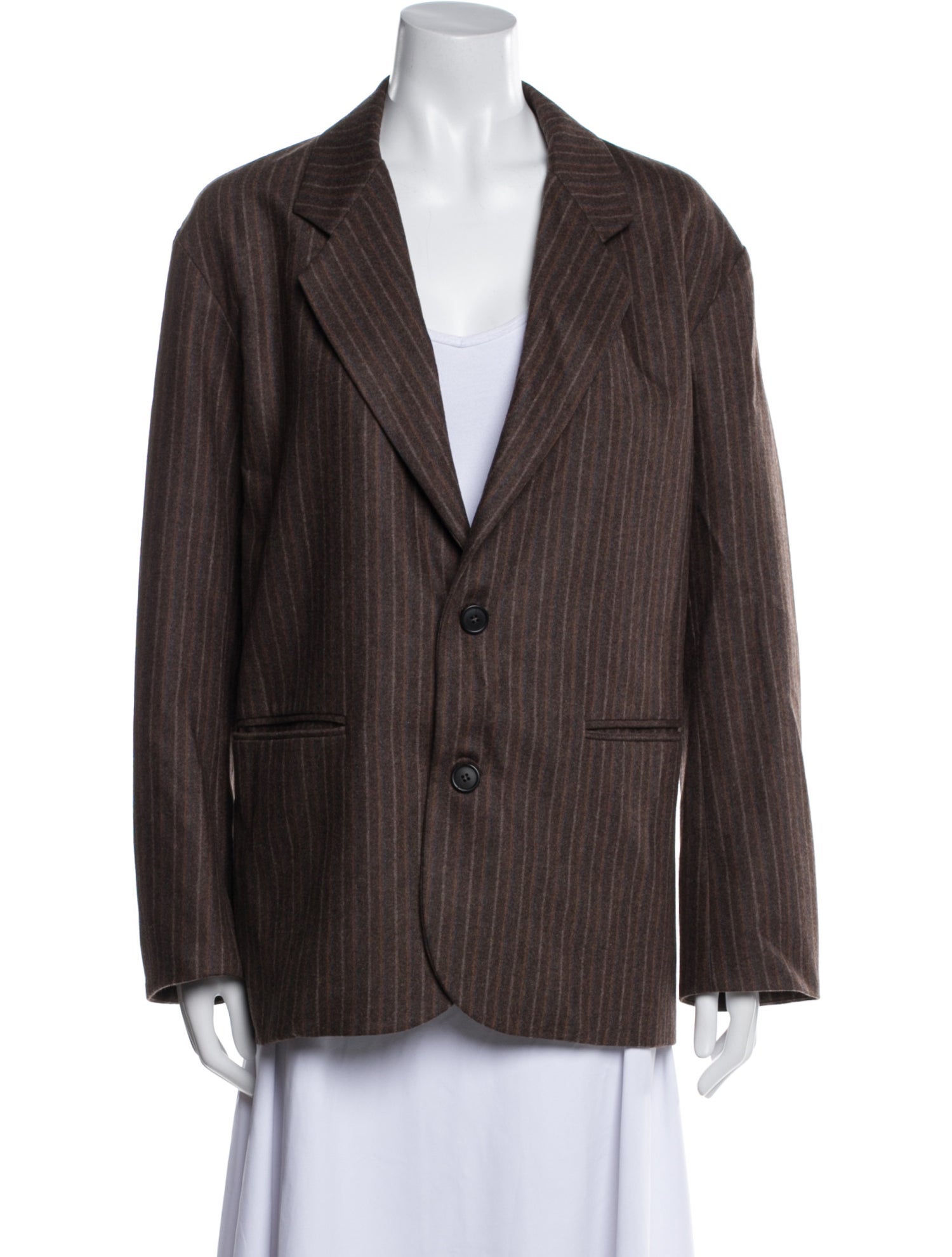 Cristaseya Virgin Wool Striped Blazer