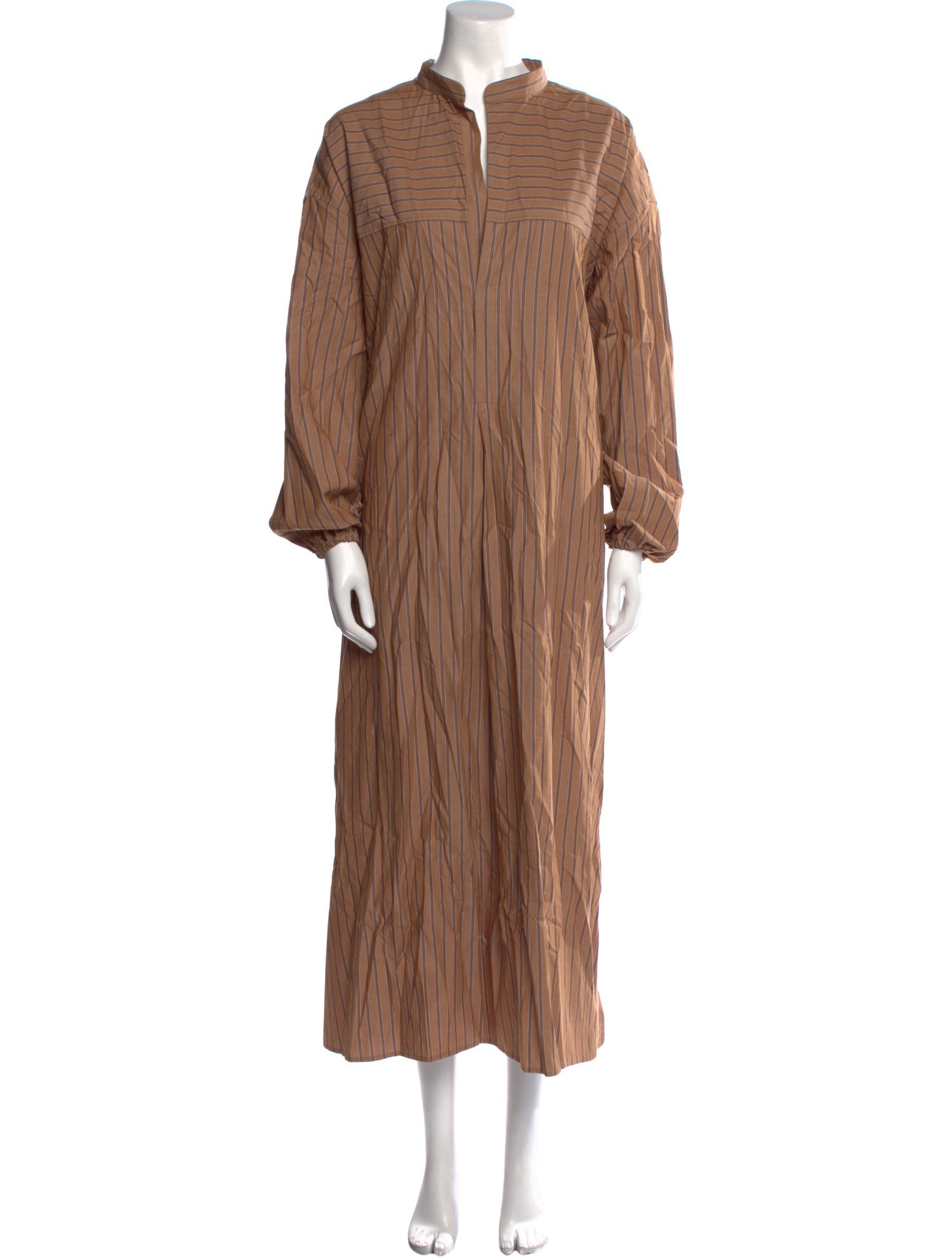 Cristaseya Mock Neck Long Dress