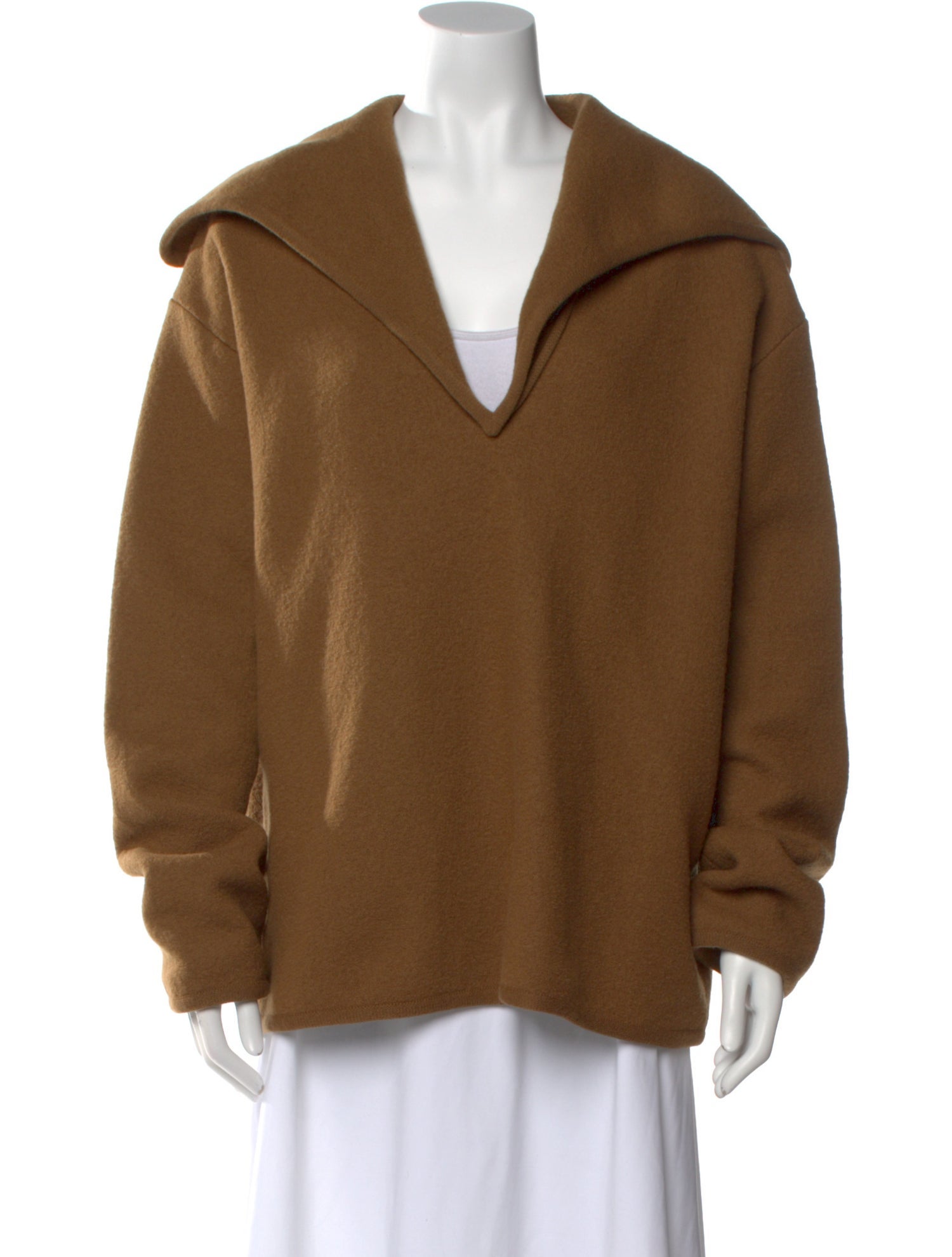 Cristaseya Merino Wool V-Neck Sweater w/ Tags