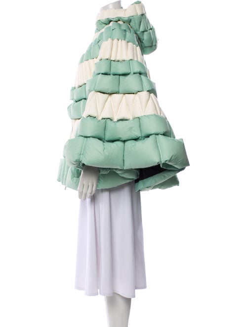 Christopher Raxxy Colorblock Pattern Cape