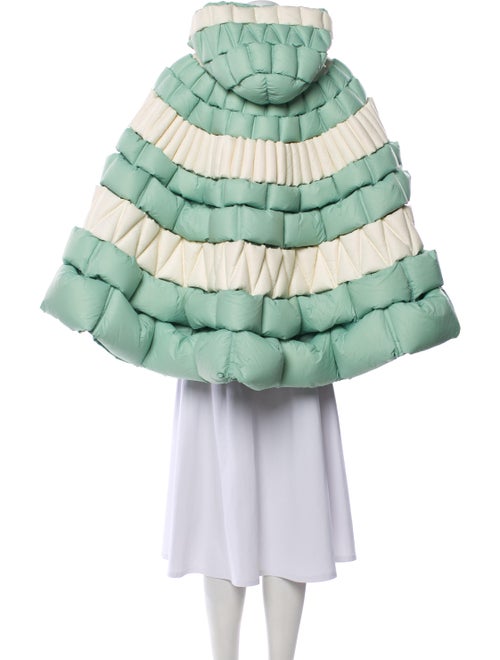 Christopher Raxxy Colorblock Pattern Cape