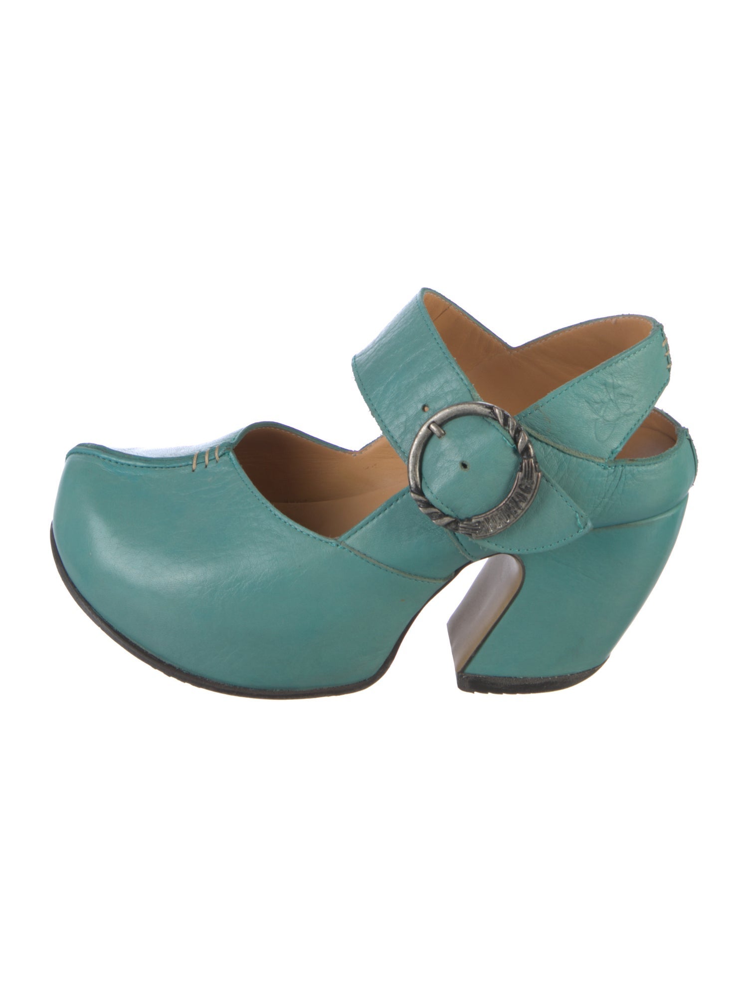 John Fluevog Leather Slingback Sandals