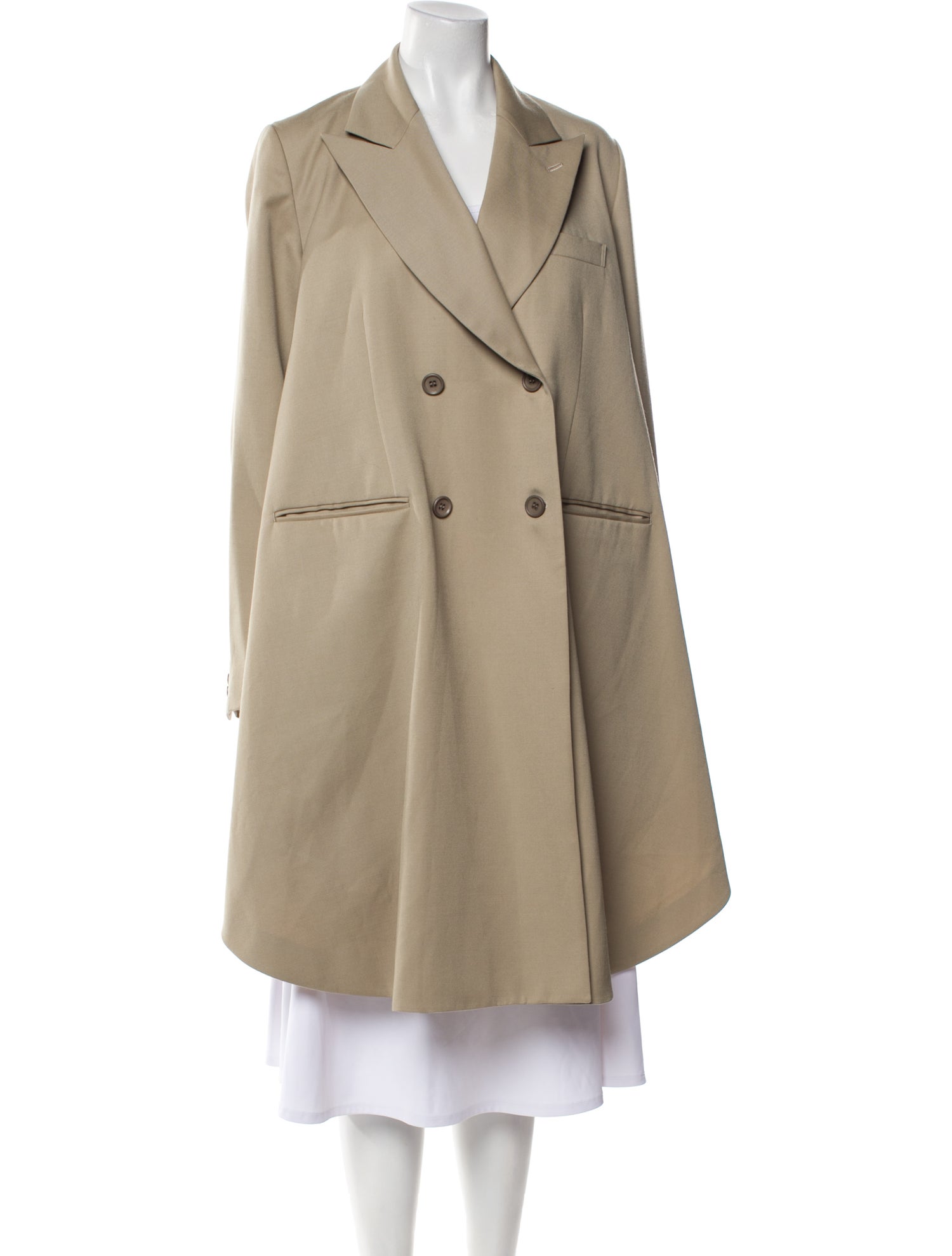 Comme des Garçons Noir Kei Ninomiya Wool Trench Coat