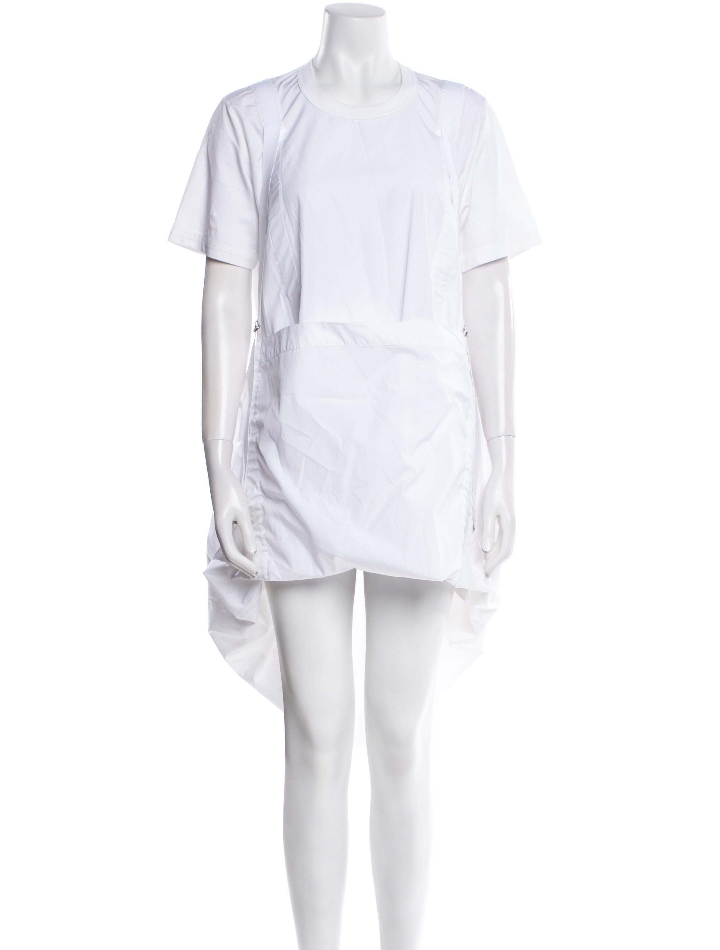 Comme des Garçons Noir Kei Ninomiya Crew Neck Midi Length Dress