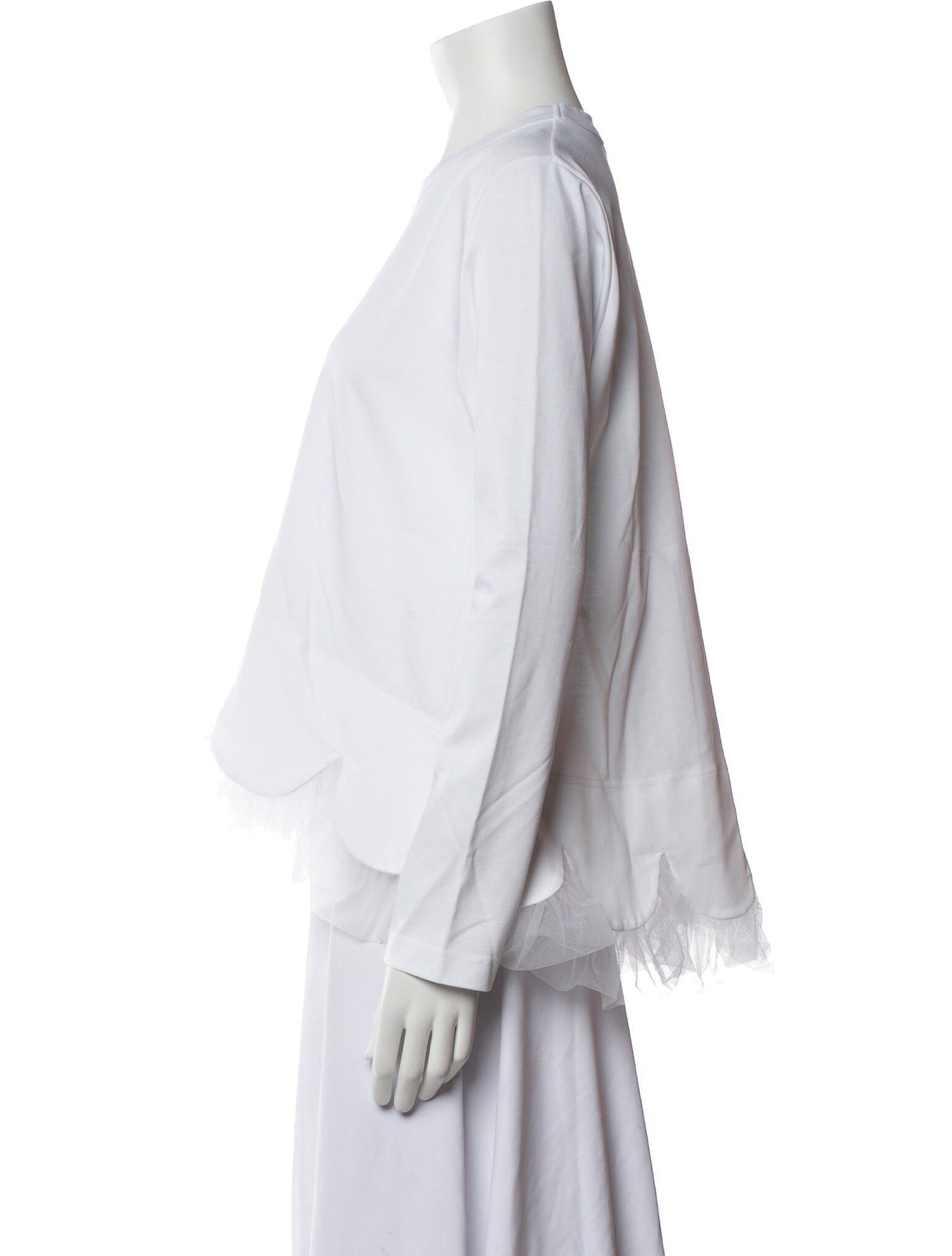 Comme des Garçons Noir Kei Ninomiya Crew Neck Long Sleeve Top w/ Tags