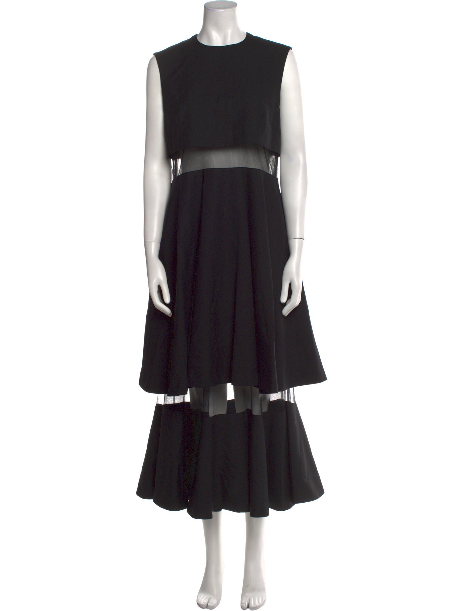 Comme des Garçons Noir Kei Ninomiya Wool Long Dress