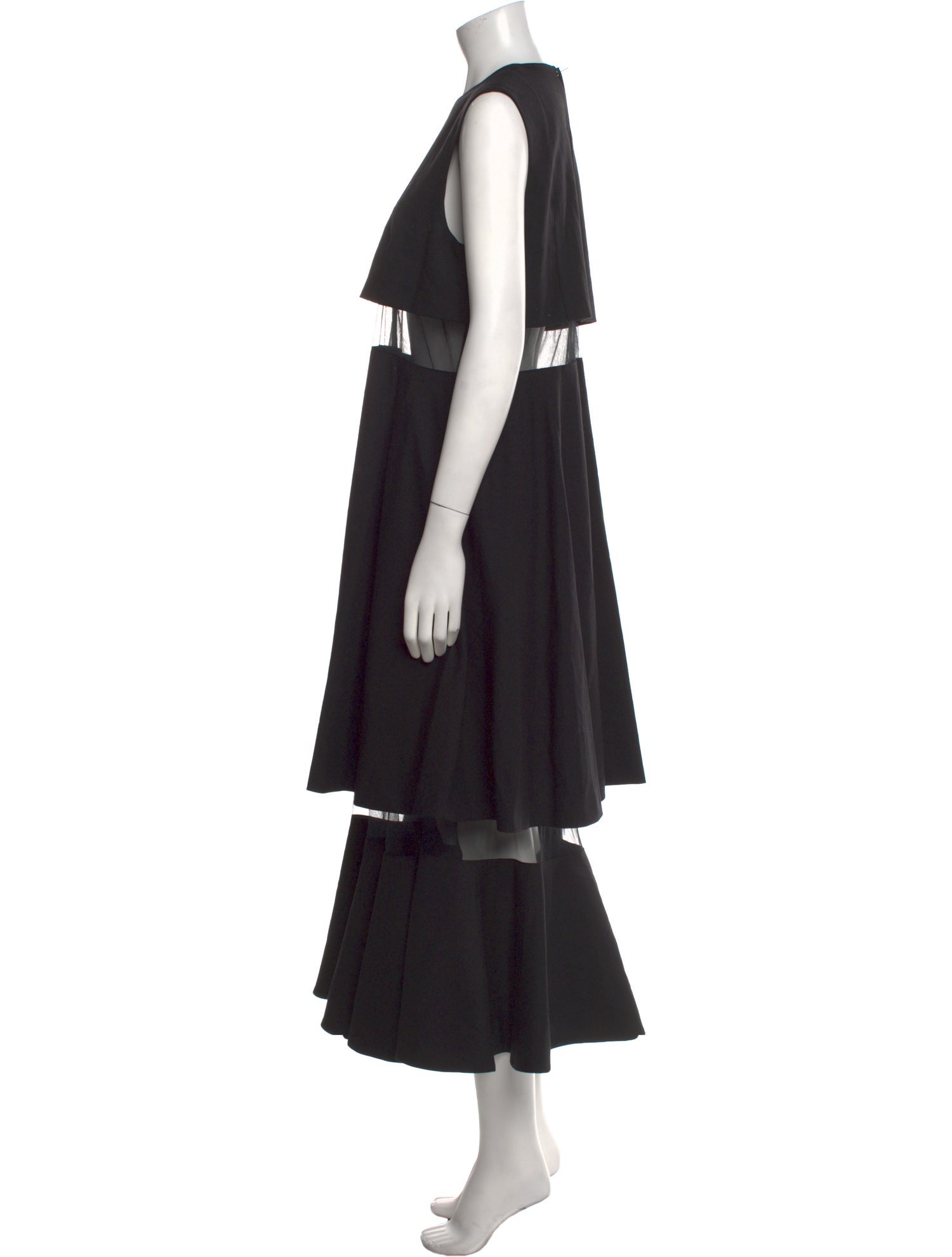 Comme des Garçons Noir Kei Ninomiya Wool Long Dress