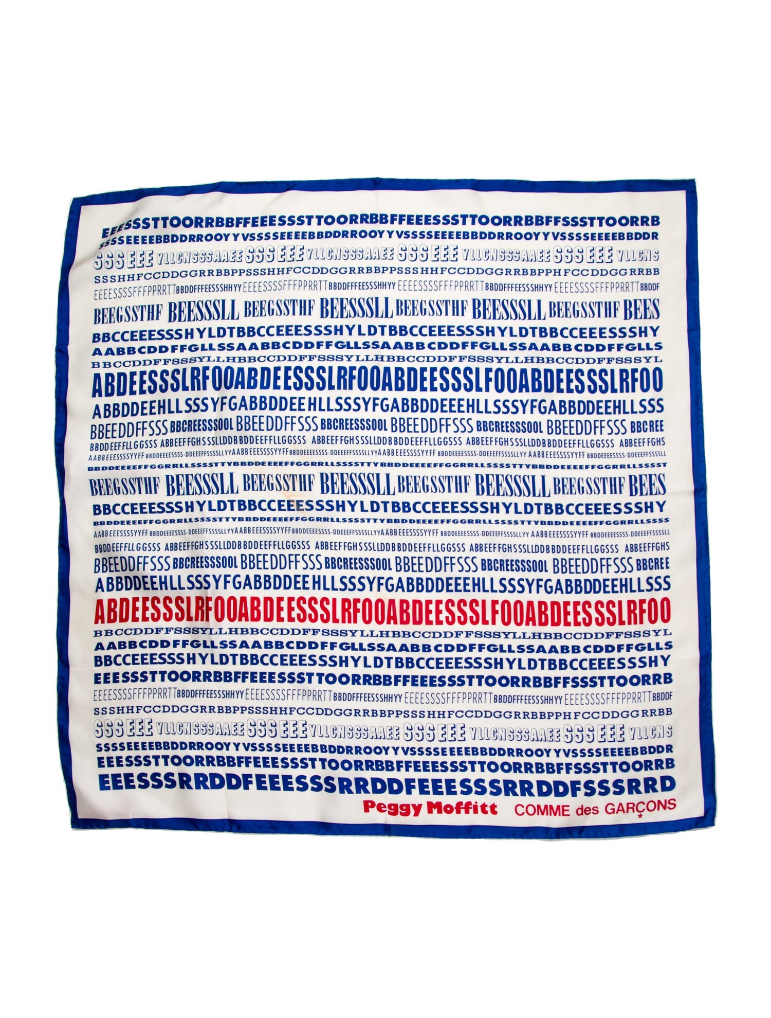 Comme des Garcons x Peggy Moffitt Silk Vintage Bandana