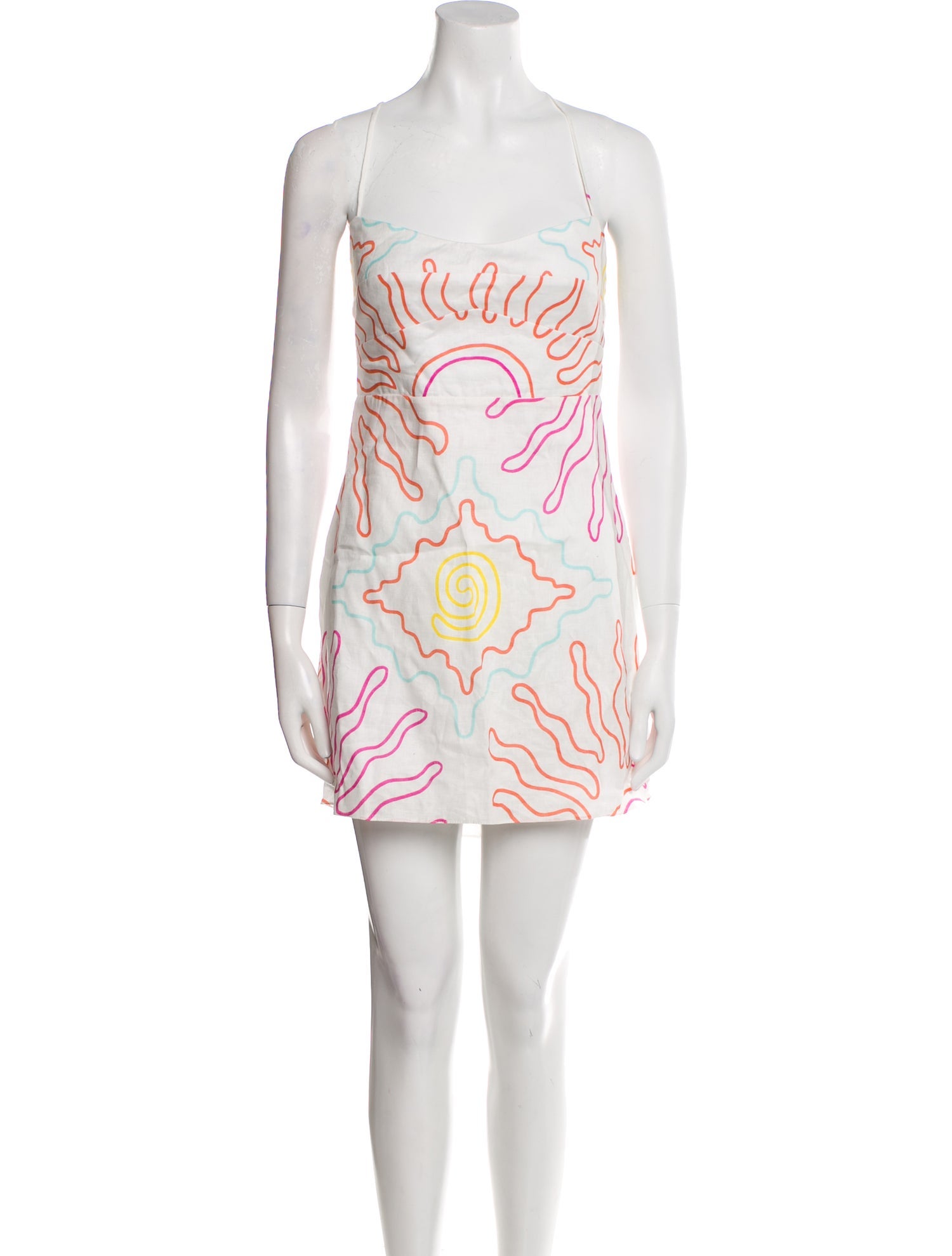 Cala de la Cruz Linen Mini Dress