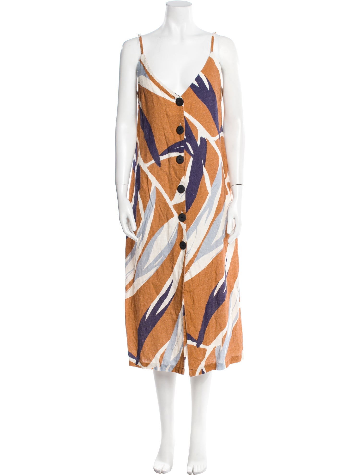 Cala de la Cruz Printed Long Dress