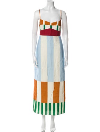Cala de la Cruz Striped Long Dress