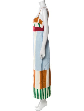 Cala de la Cruz Striped Long Dress