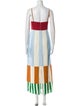 Cala de la Cruz Striped Long Dress
