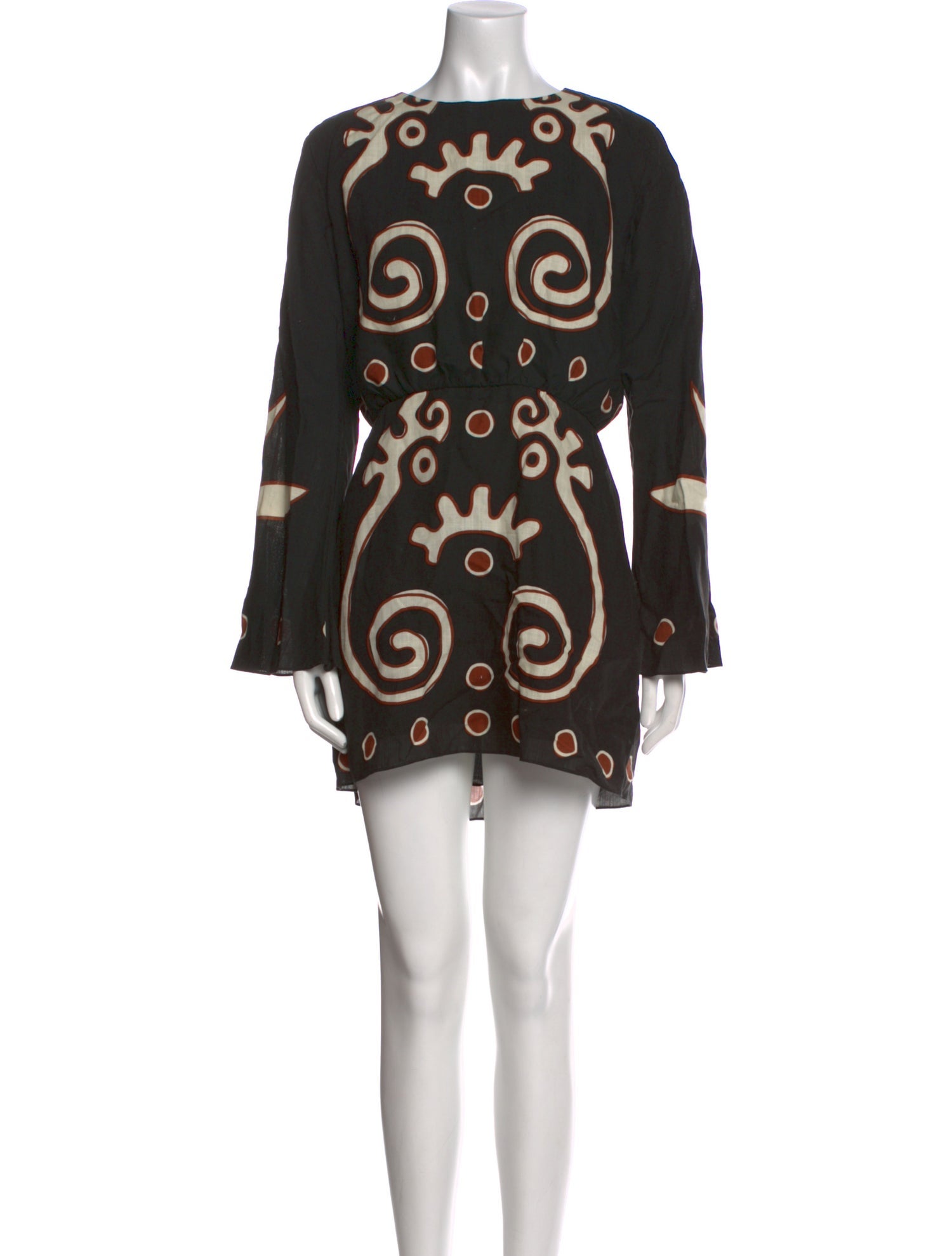 Cala de la Cruz Linen Mini Dress