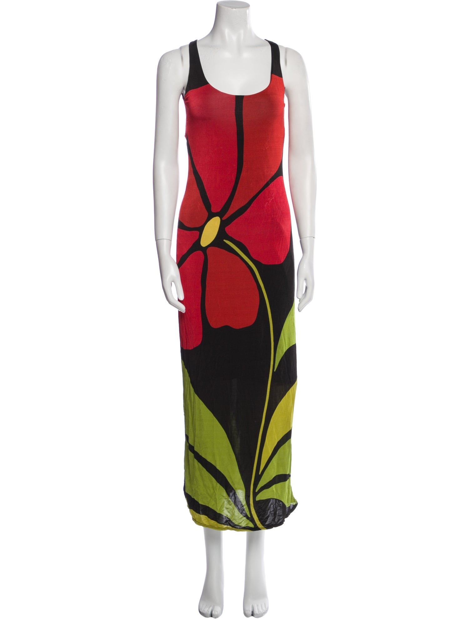 Cala de la Cruz Printed Long Dress