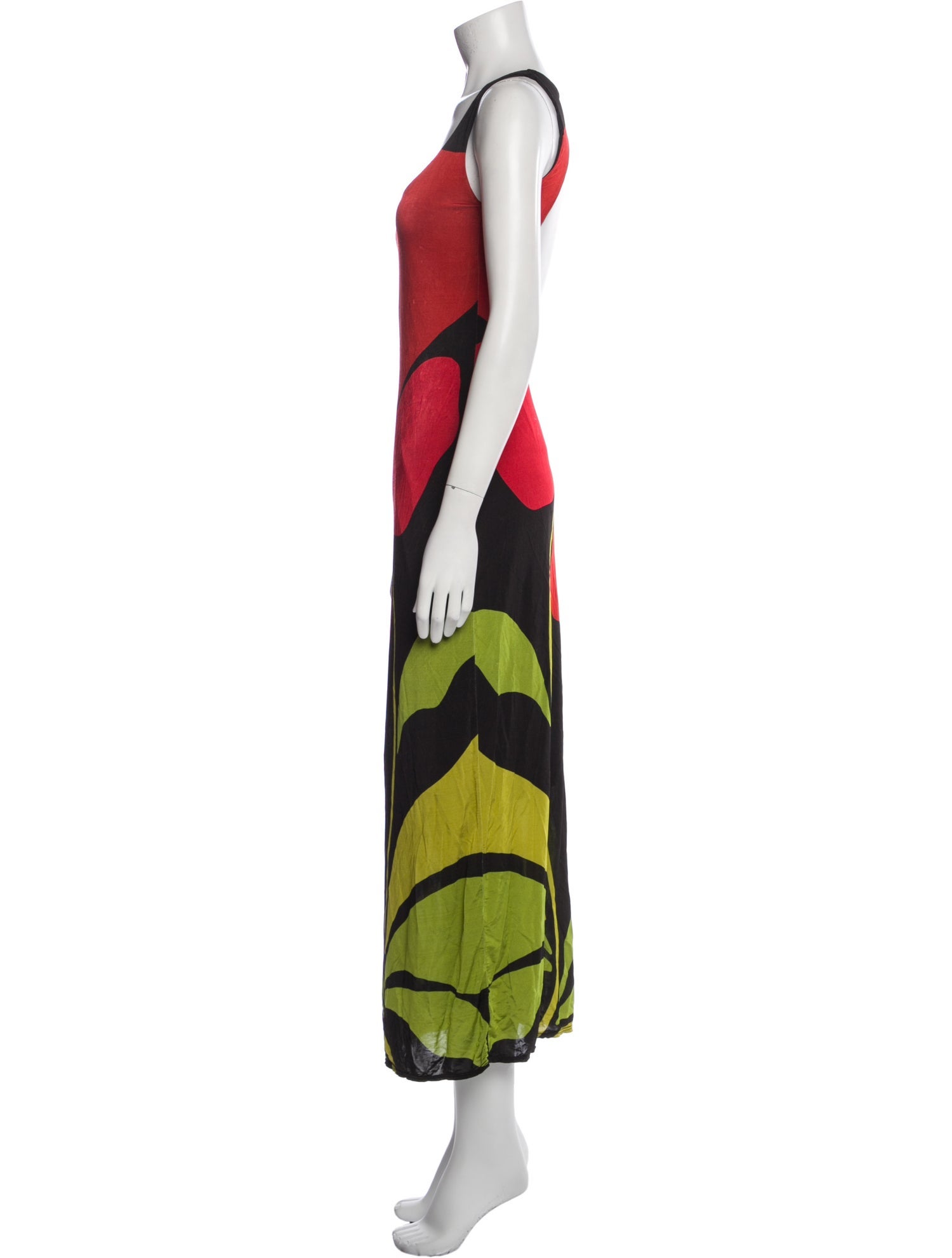 Cala de la Cruz Printed Long Dress