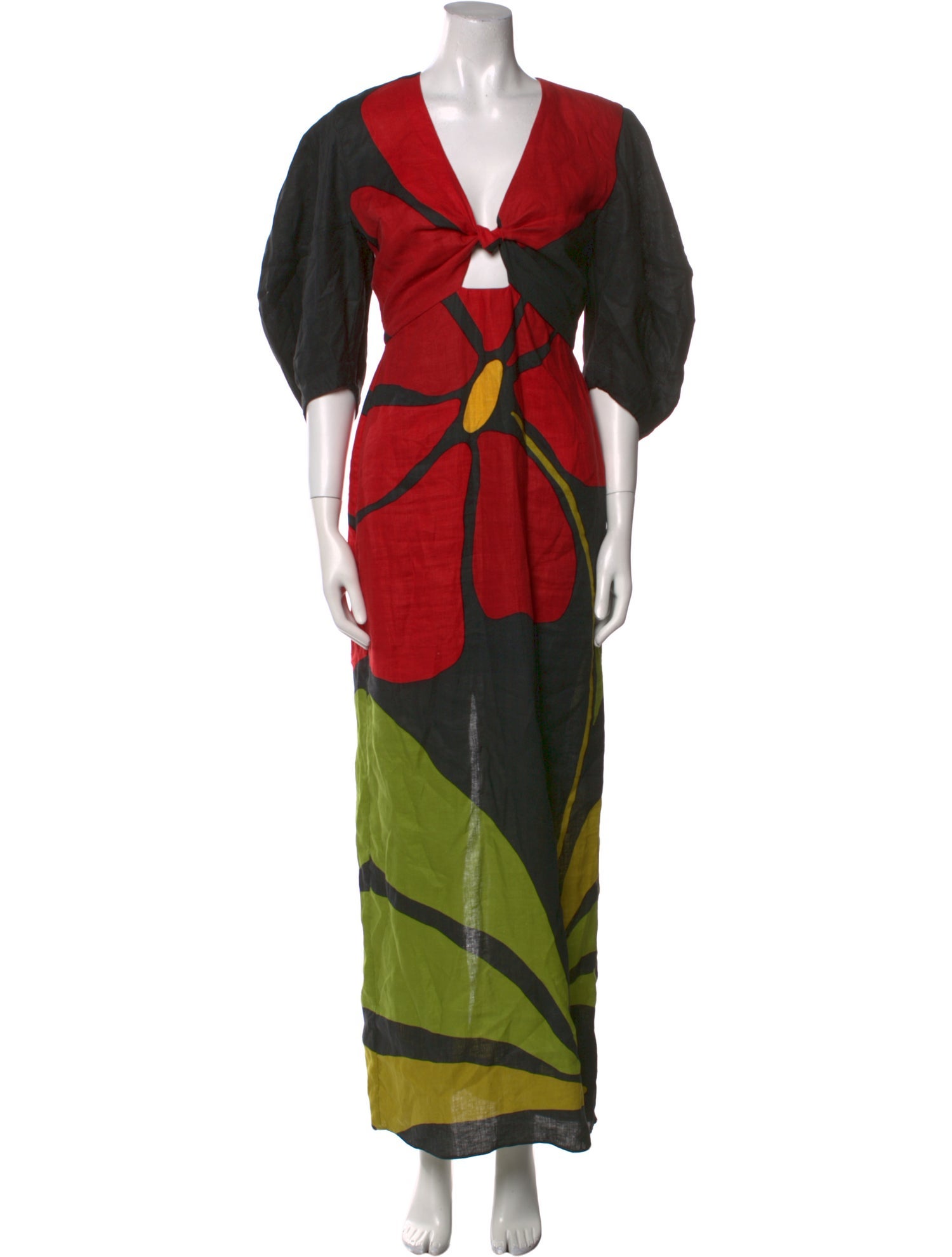 Cala de la Cruz Printed Long Dress