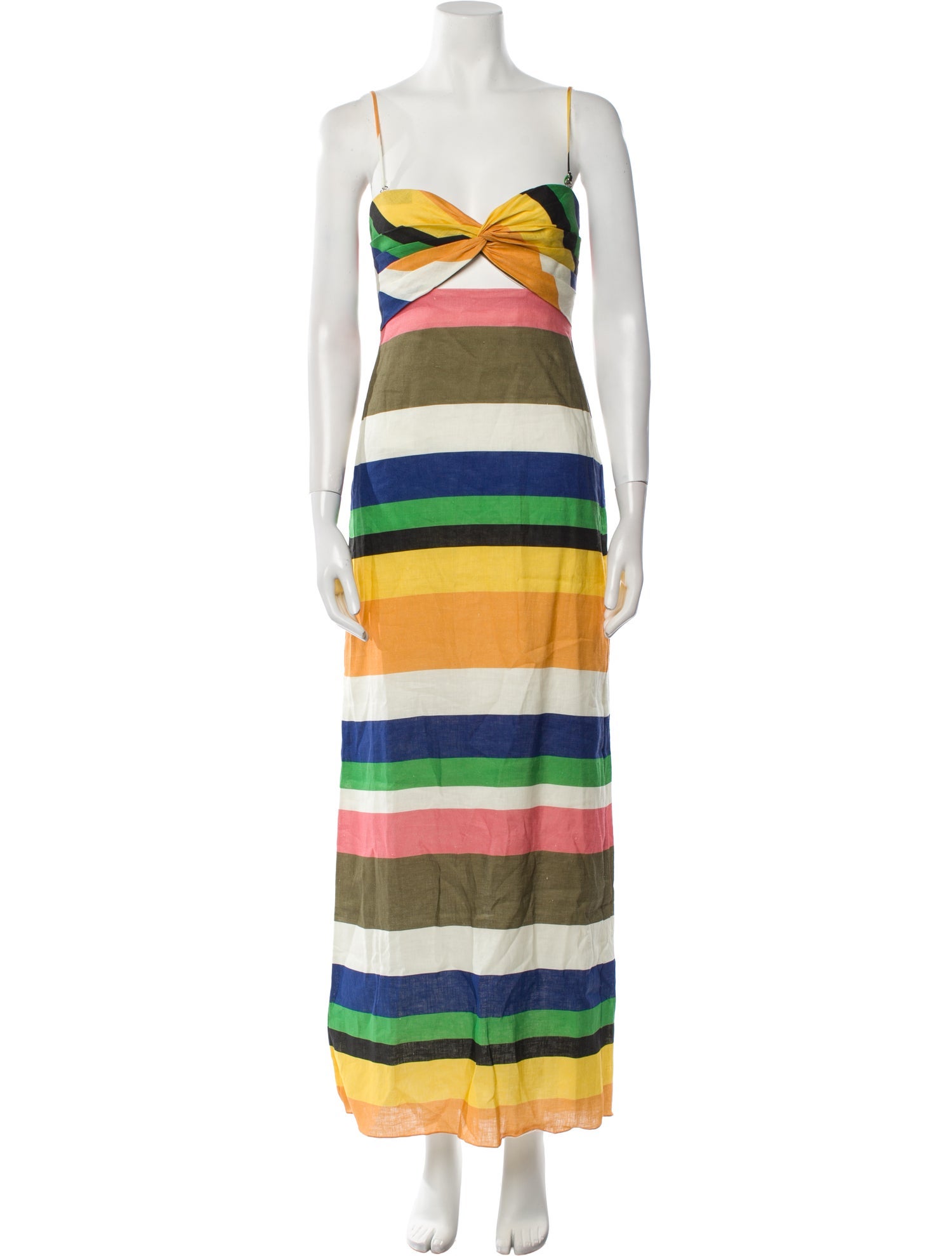 Cala de la Cruz Striped Long Dress