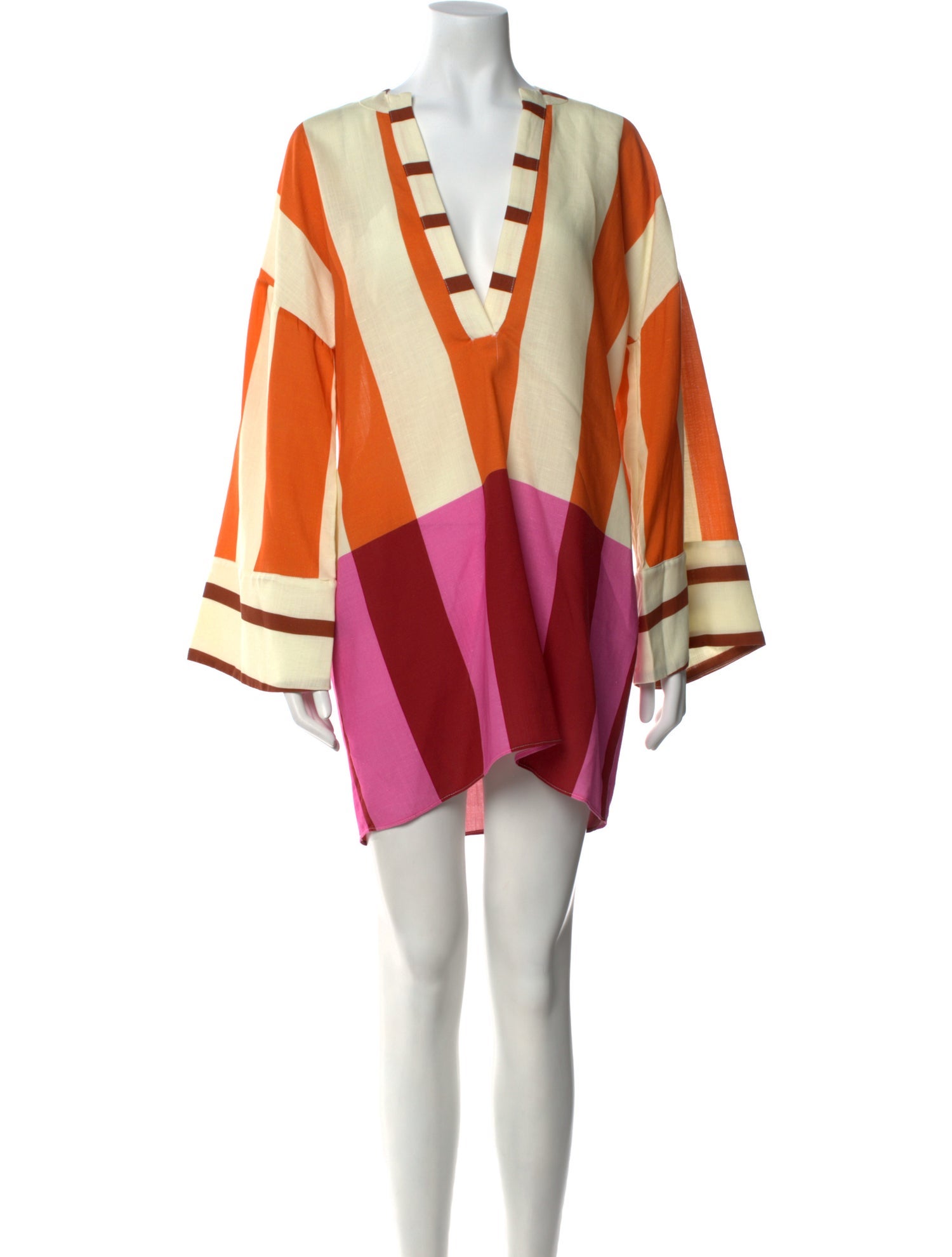 Cala de la Cruz Linen Mini Dress