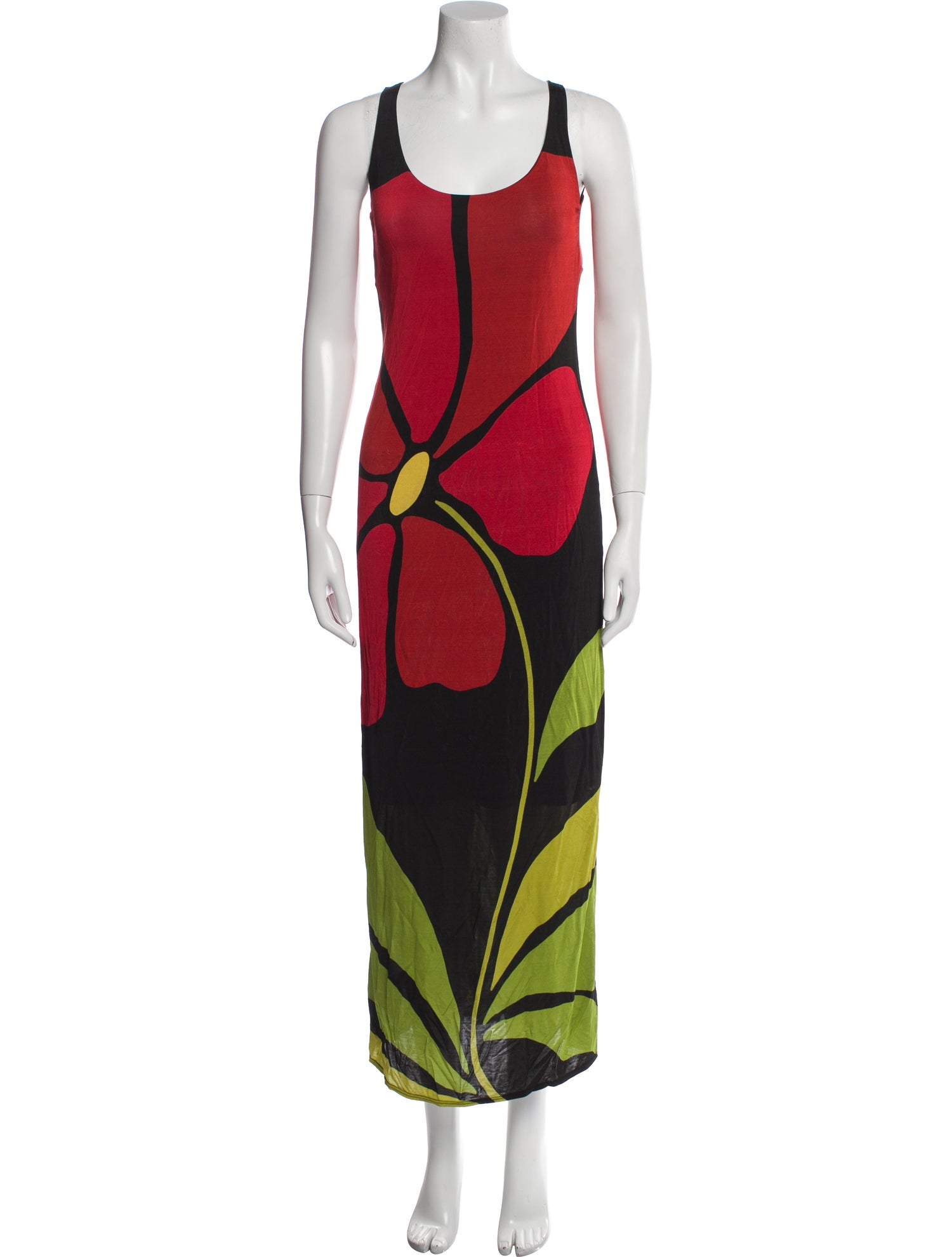 Cala de la Cruz Printed Long Dress