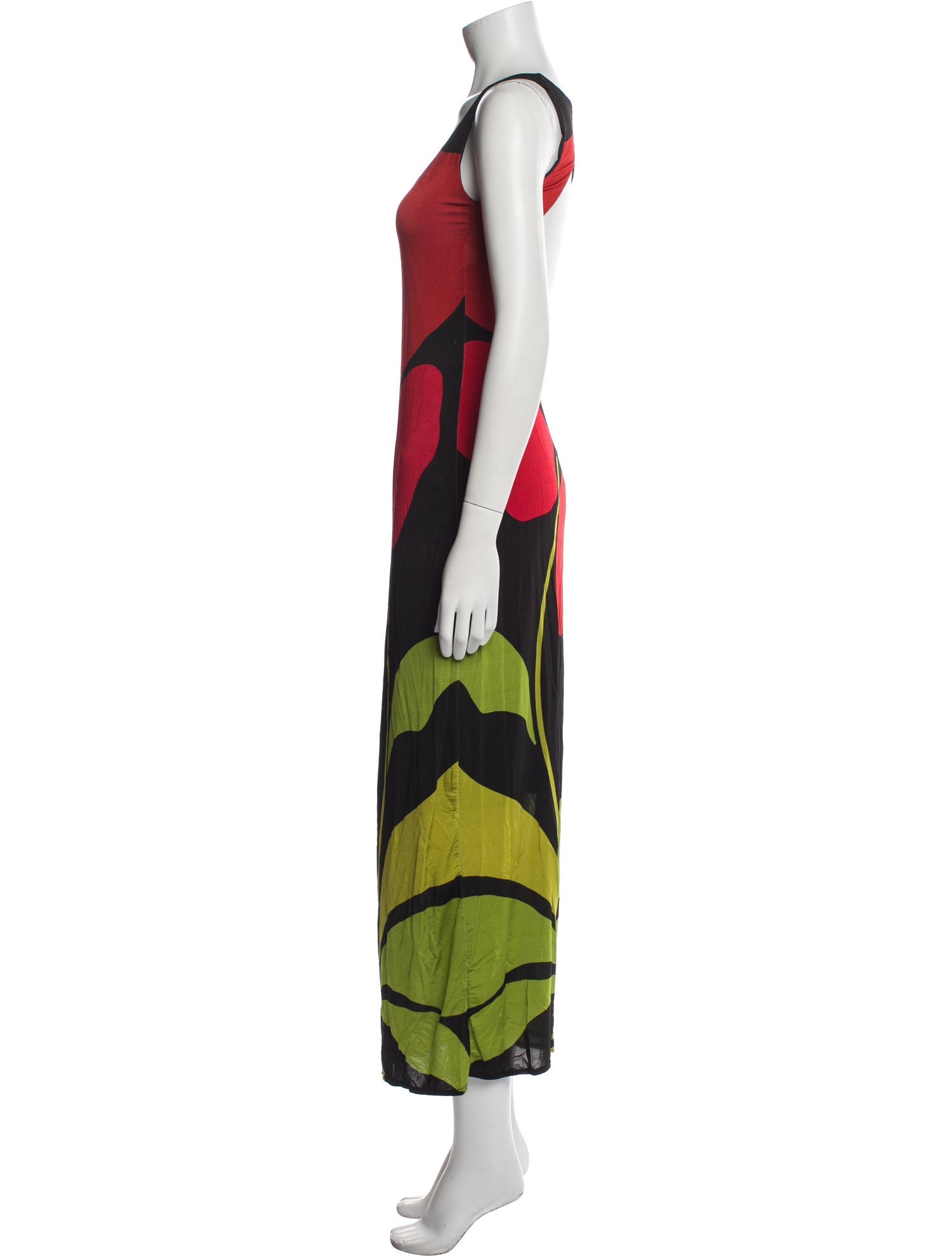 Cala de la Cruz Printed Long Dress