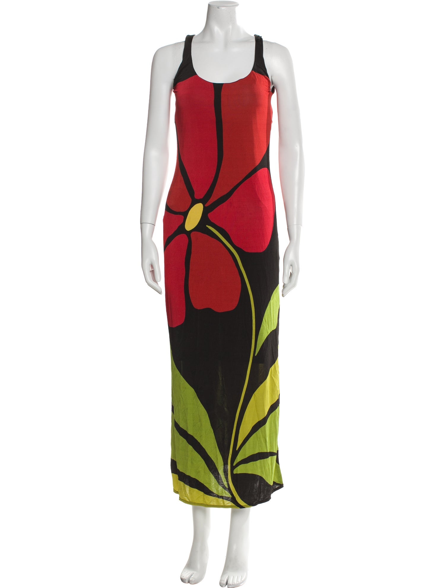Cala de la Cruz Printed Long Dress