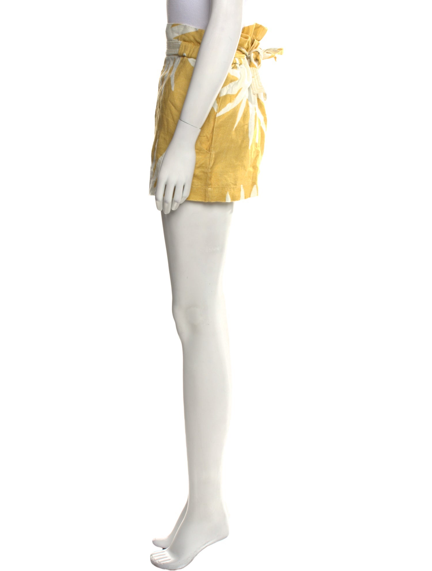 Cala de la Cruz Linen Mini Shorts