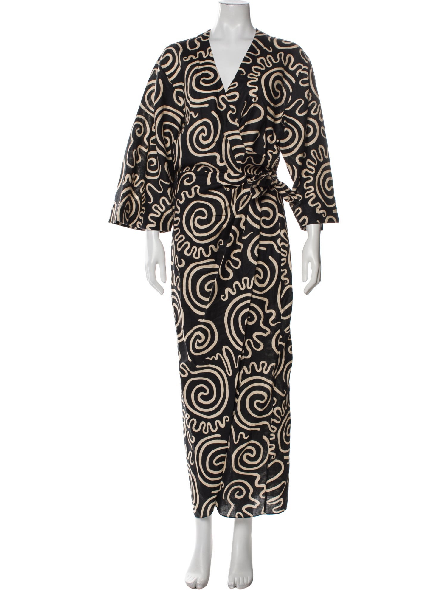 Cala de la Cruz Printed Long Dress