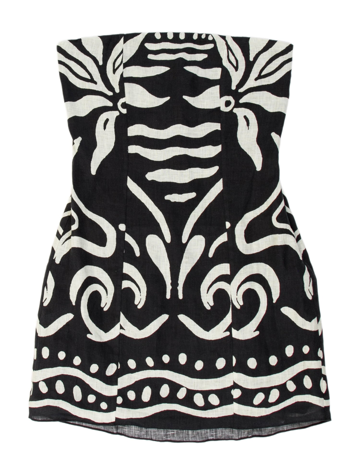 Cala de la Cruz Linen Mini Dress