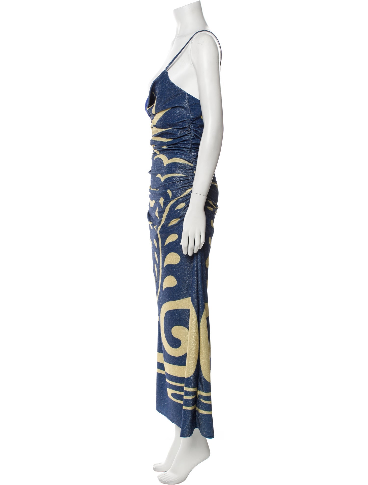 Cala de la Cruz Printed Long Dress