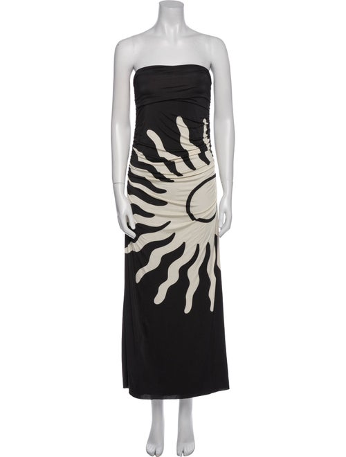 Cala de la Cruz Printed Midi Length Dress