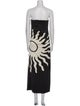 Cala de la Cruz Printed Midi Length Dress