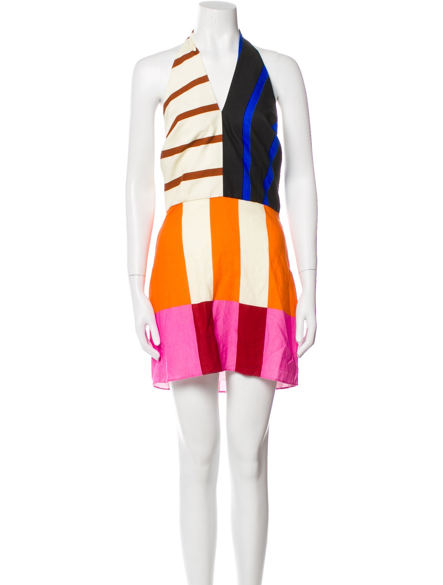 Cala de la Cruz Linen Mini Dress w/ Tags