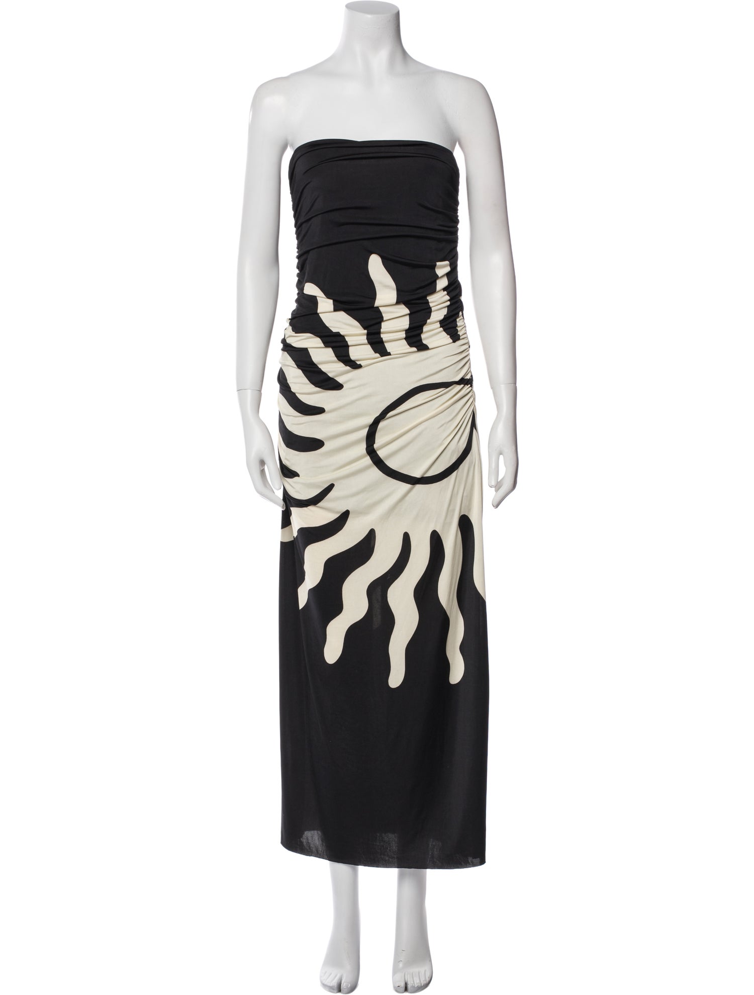 Cala de la Cruz Printed Midi Length Dress
