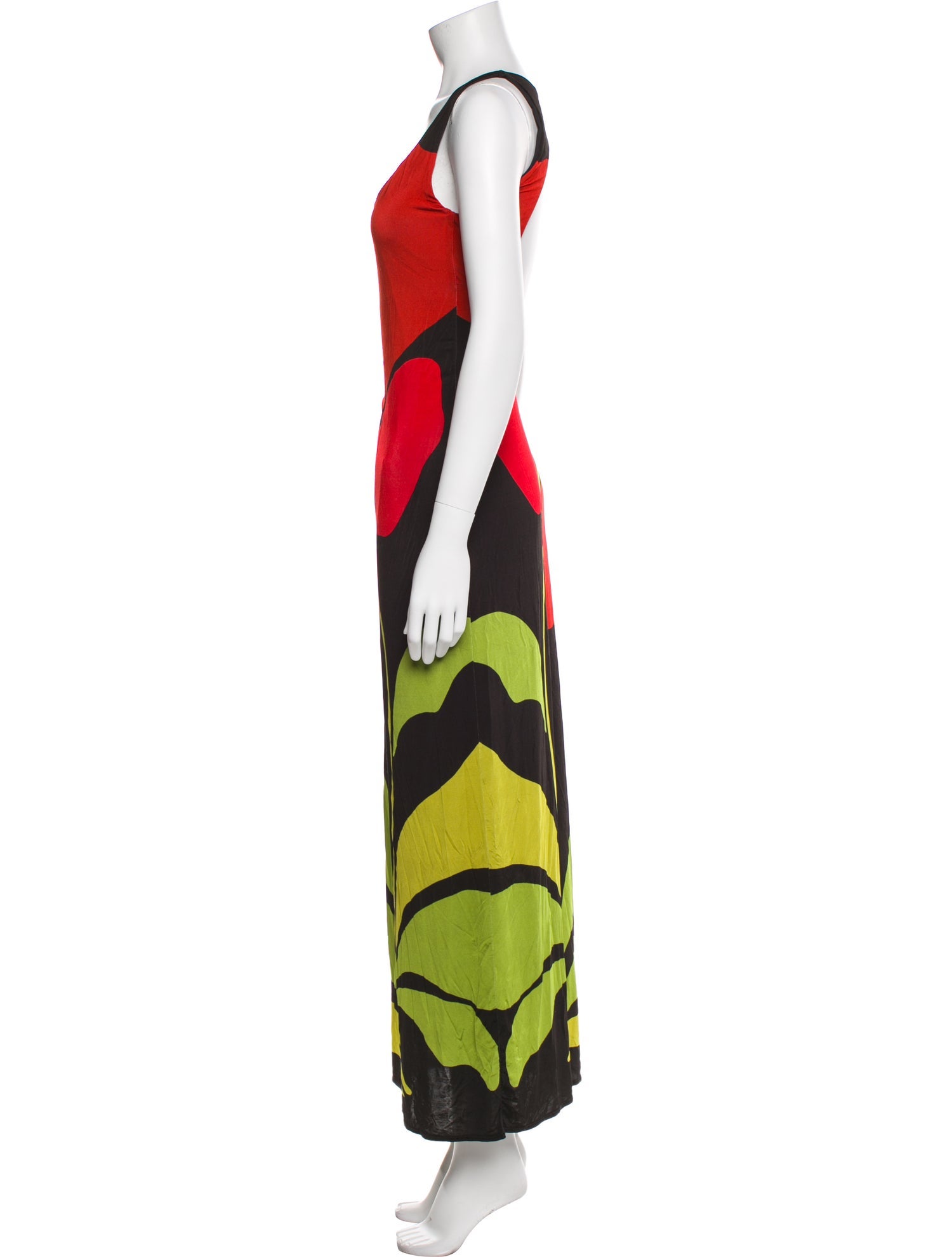Cala de la Cruz Printed Long Dress