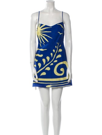 Cala de la Cruz Linen Mini Dress