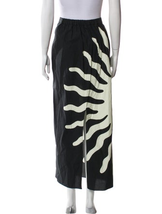 Cala de la Cruz Printed Midi Length Skirt
