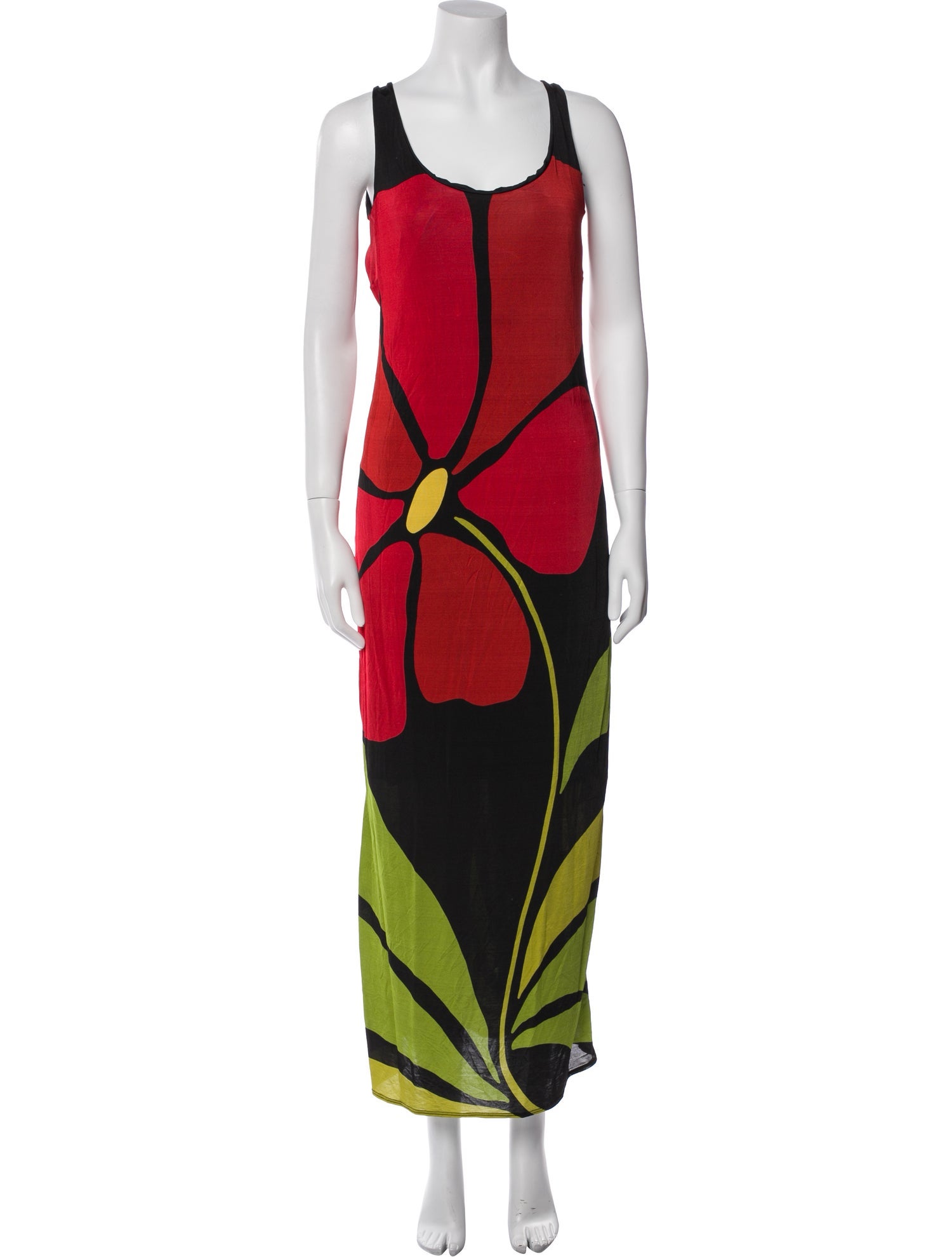Cala de la Cruz Printed Long Dress