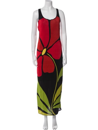 Cala de la Cruz Printed Long Dress