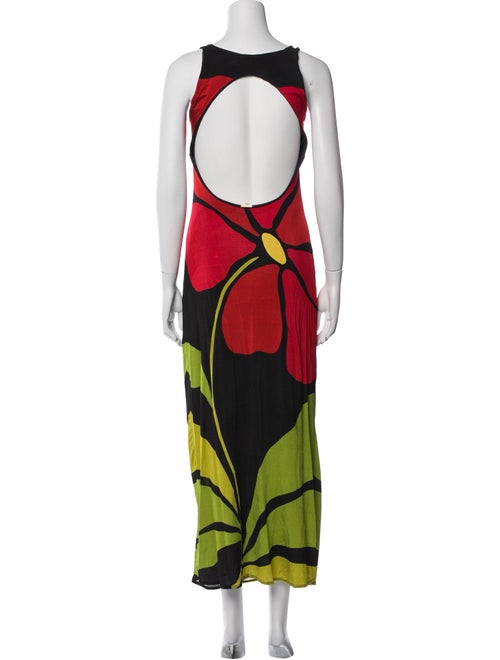 Cala de la Cruz Printed Long Dress