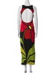 Cala de la Cruz Printed Long Dress