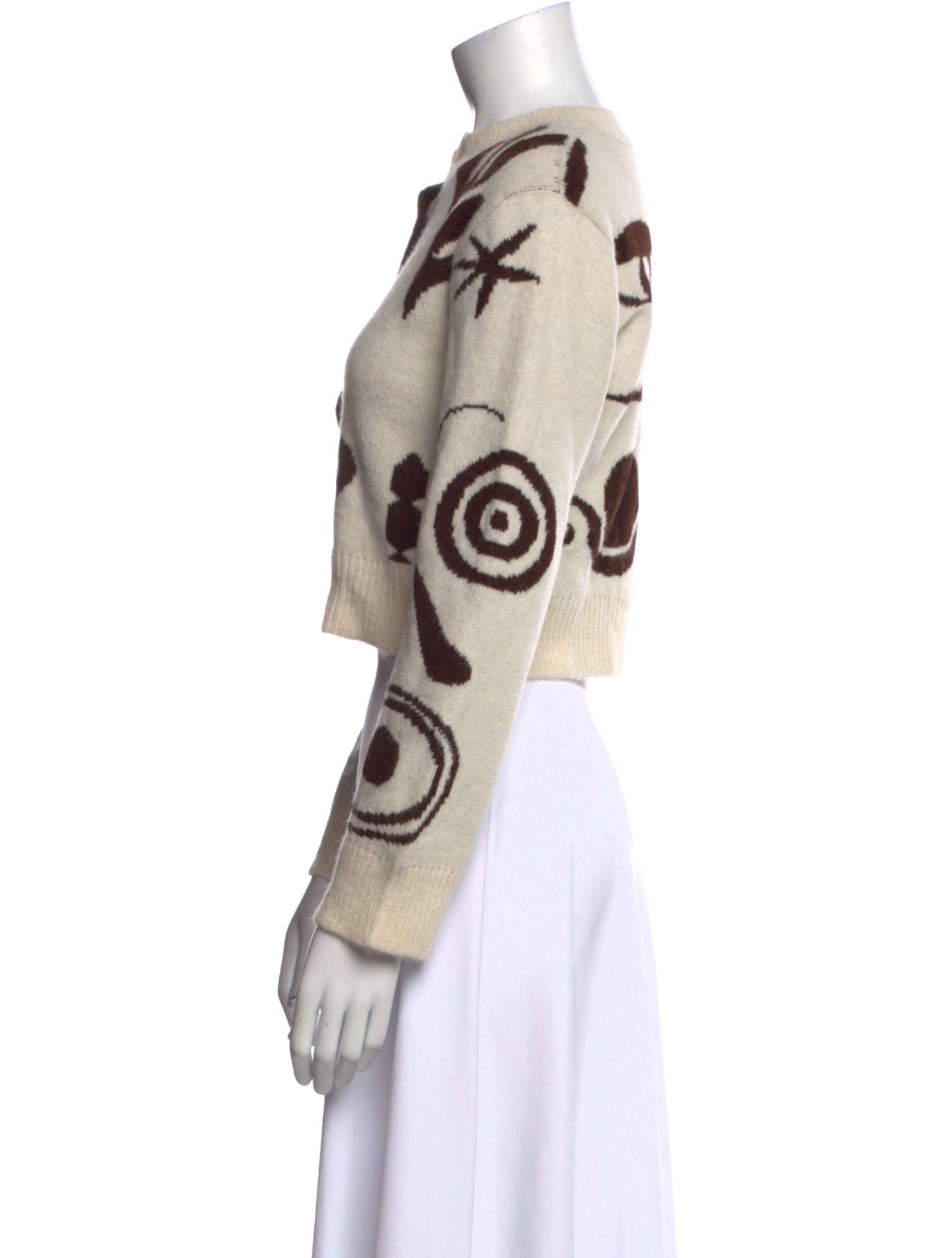 Cala de la Cruz Baby Alpaca Printed Sweater