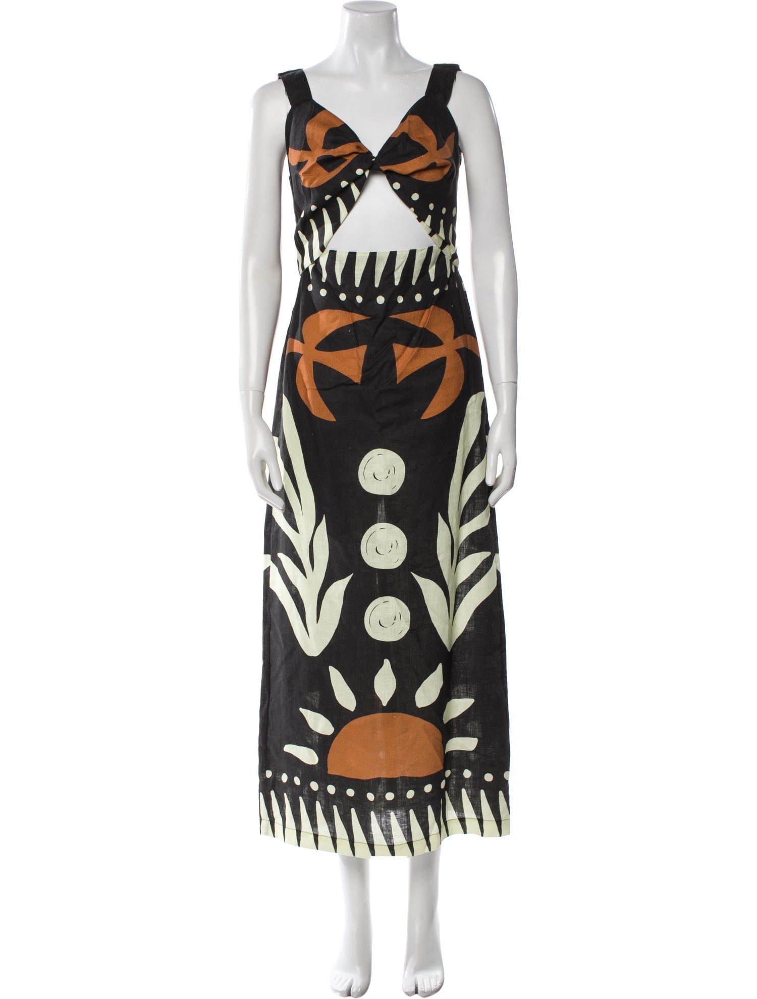 Cala de la Cruz Linen Long Dress