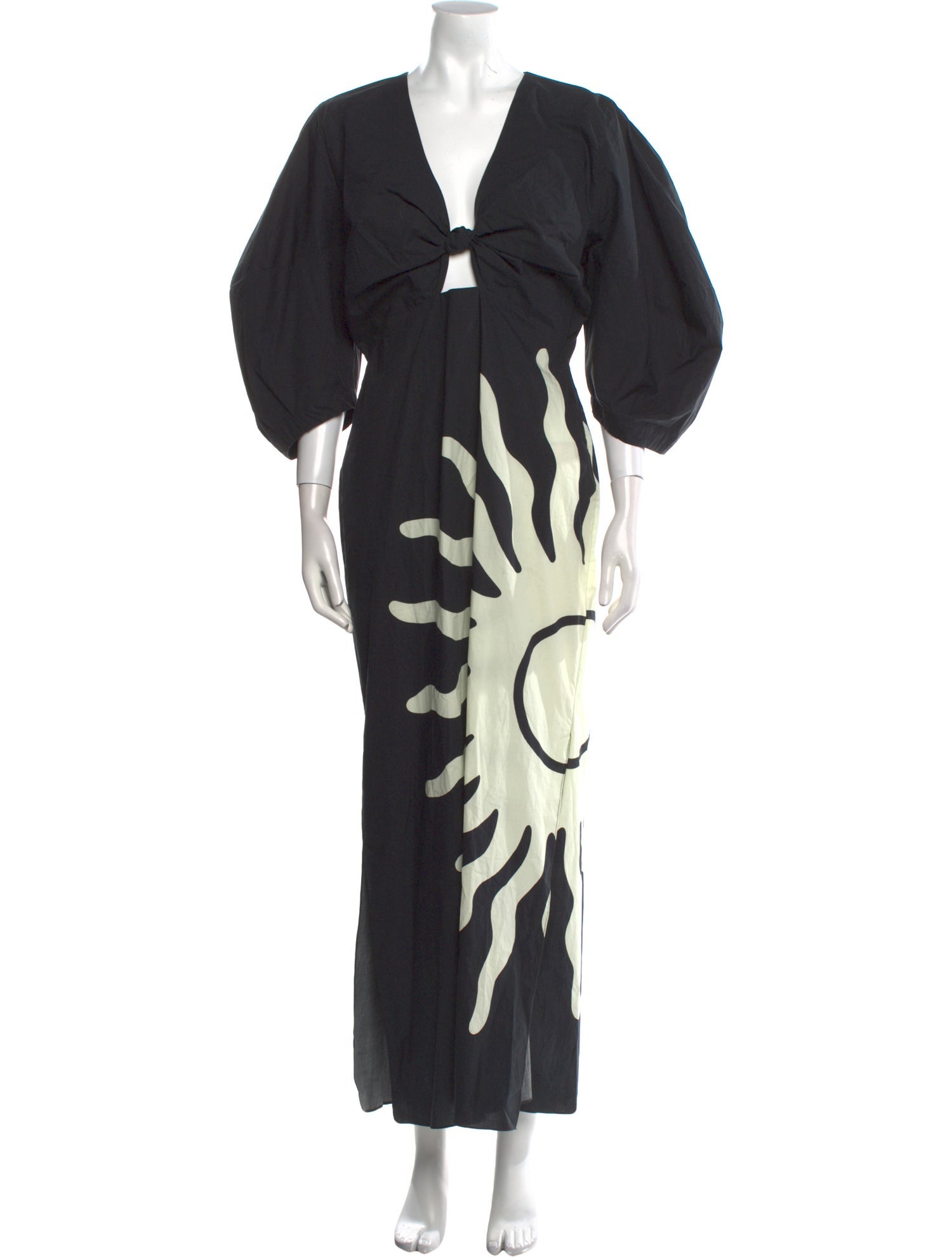 Cala de la Cruz Printed Long Dress w/ Tags