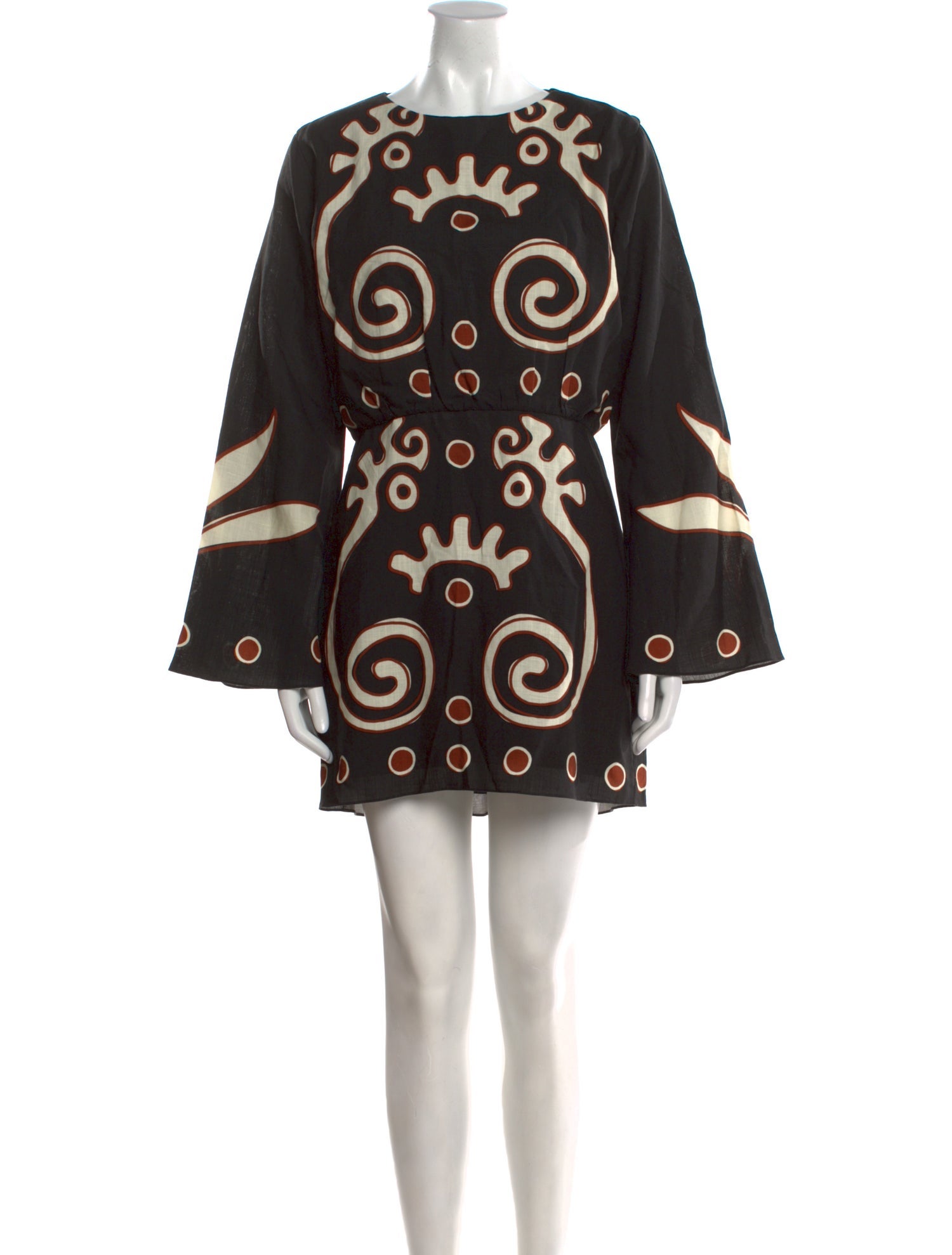 Cala de la Cruz Linen Mini Dress